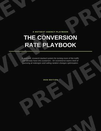 The Conversion Rate Playbook preview page 1