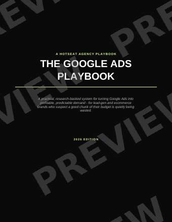 The Google Ads Playbook preview page 1