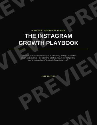 The Instagram Growth Playbook preview page 1