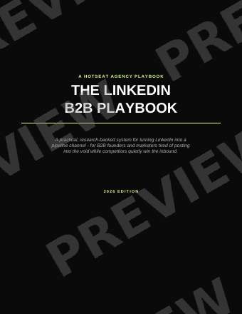 The LinkedIn B2B Playbook preview page 1
