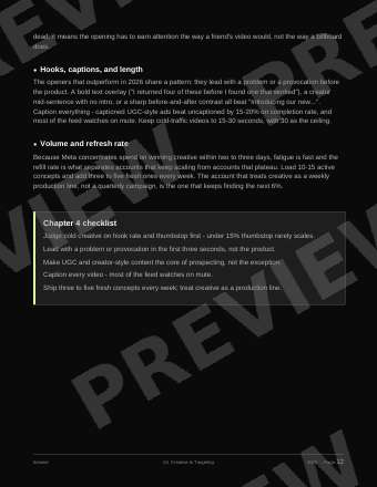 The Meta Ads Playbook preview page 3