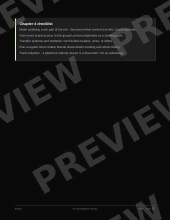 The Multi-Brand Group Playbook preview page 3