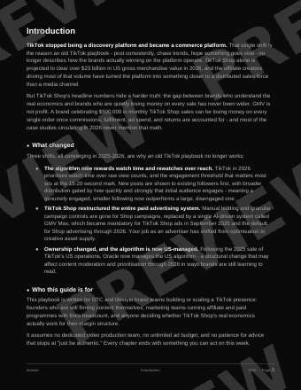 The TikTok Growth Playbook preview page 2